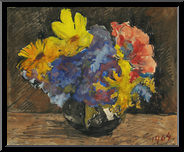 Marguerite-Paulet-bouquet-jaune-et-bleu