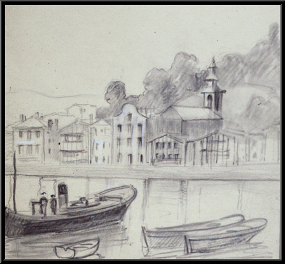 Marguerite-Paulet-st-jean-de-luz-croquis-au-crayon