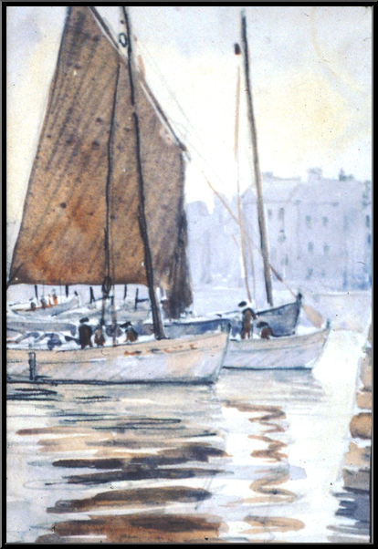 Marguerite-Paulet-Voiliers au port