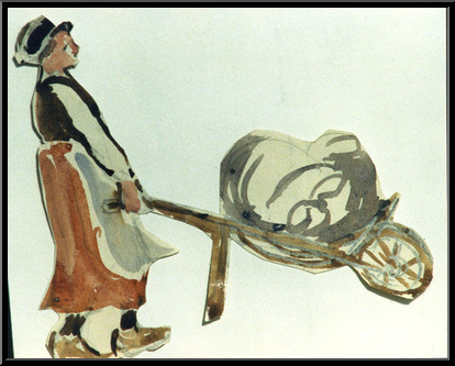 Marguerite-Paulet-femme-a-la-brouette-croquis