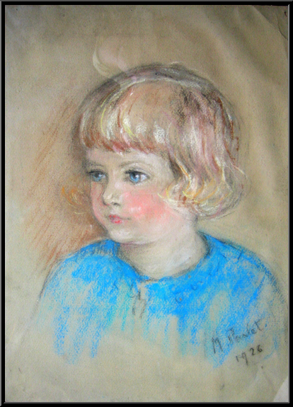 Marguerite-Paulet-Anneck enfant, portrait