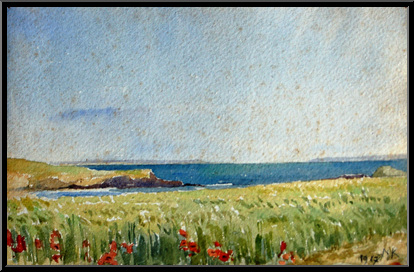 Marguerite-Paulet-coquelicots-et-champ-devant-la-mer
