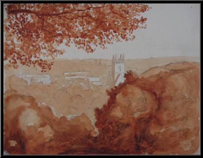 Marguerite-Paulet-vue-sur-quimperle-sepia