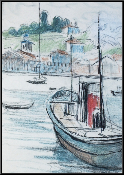 Marguerite-Paulet-Port et bateau