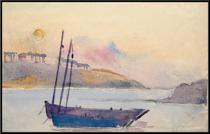 Marguerite-Paulet-Barques au soleil levant
